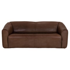 De Sede DS 47 Leather Sofa Brown Three-Seater Couch