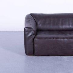 De Sede DS 47 Leather Sofa Brown Two-Seat Couch