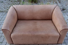 De Sede DS 47 Loveseat Neck Leather Sofa brown