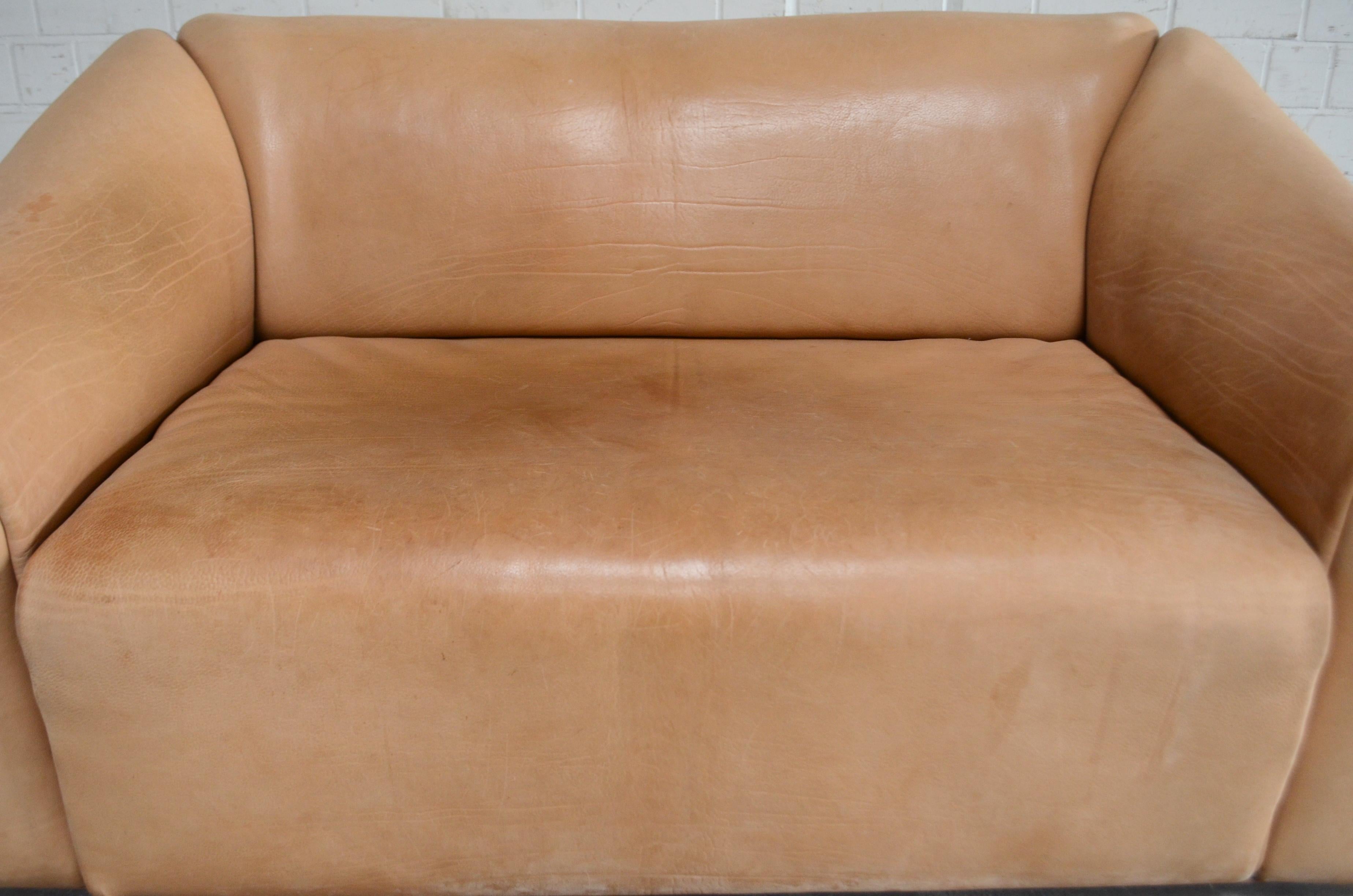 De Sede DS 47 Loveseat Neck Leather Sofa 6
