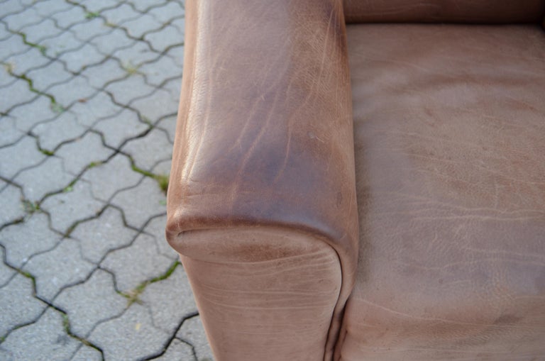 De Sede DS 47 Neck Leather Armchair Brown For Sale 6