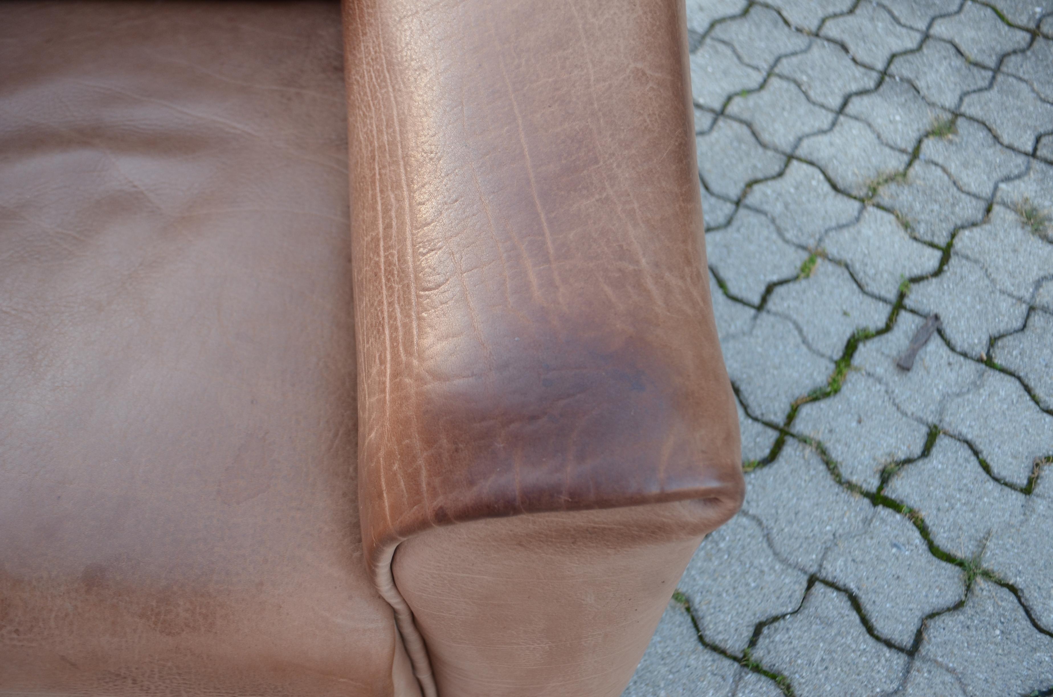 De Sede DS 47 Neck Leather Armchair Brown For Sale 7