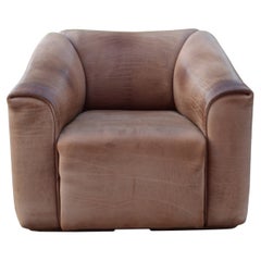 De Sede DS 47 Neck Leather Armchair Brown