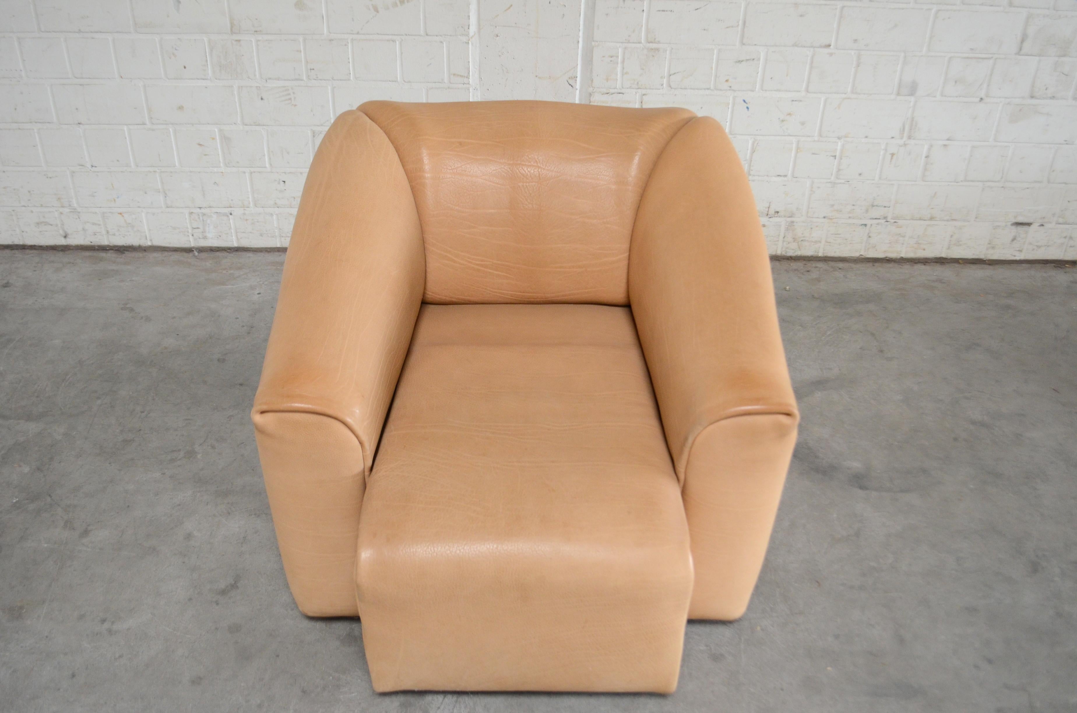 De Sede DS 47 Neck Leather Armchair In Good Condition In Munich, Bavaria