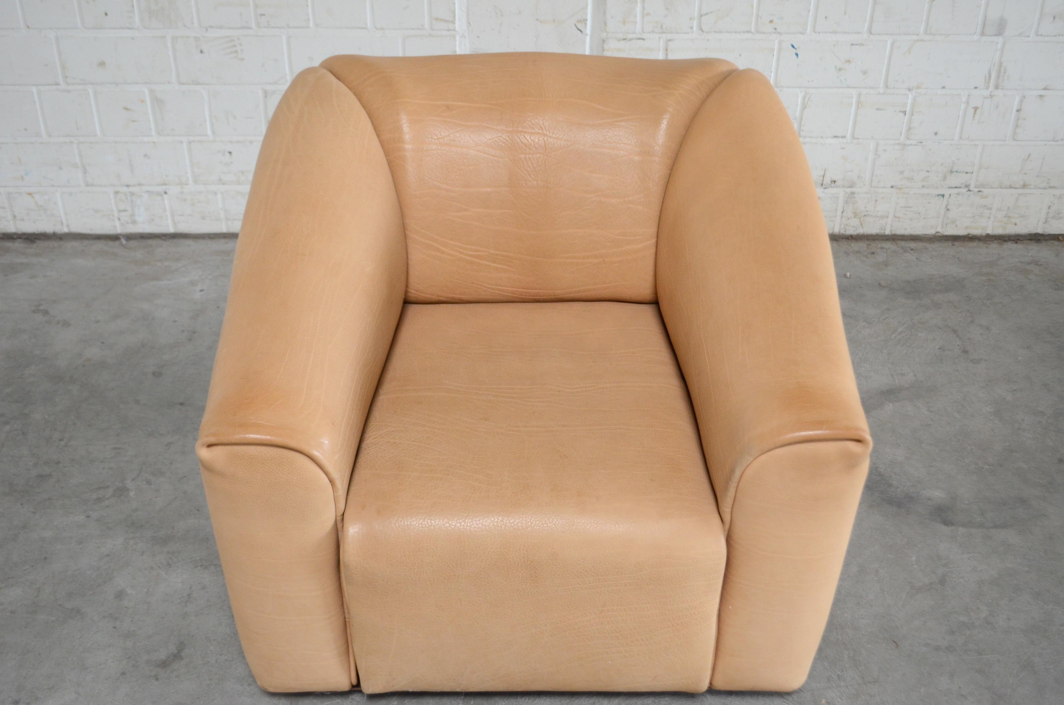 Late 20th Century De Sede DS 47 Neck Leather Armchair