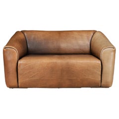 De Sede Ds-47 Neck Leather Two-Seat Sofa from Switzerland 1970s