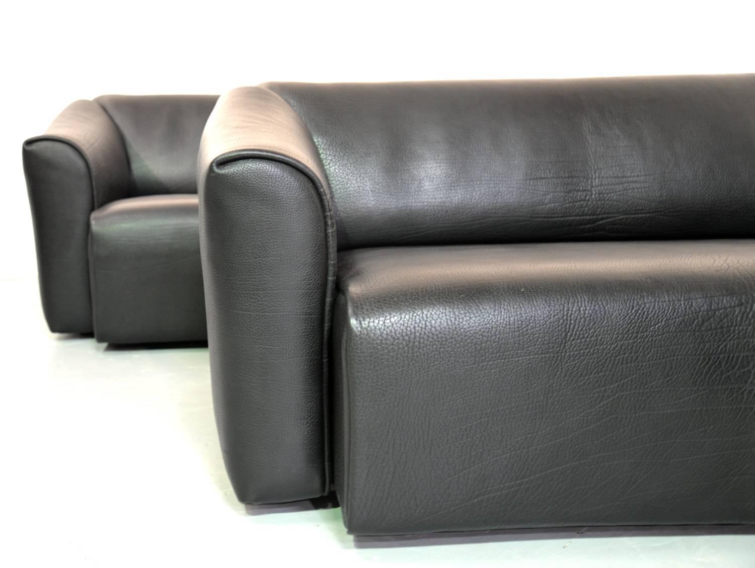 Swiss De Sede DS 47 Original Neck Leather Designer Sofas, Switzerland For Sale