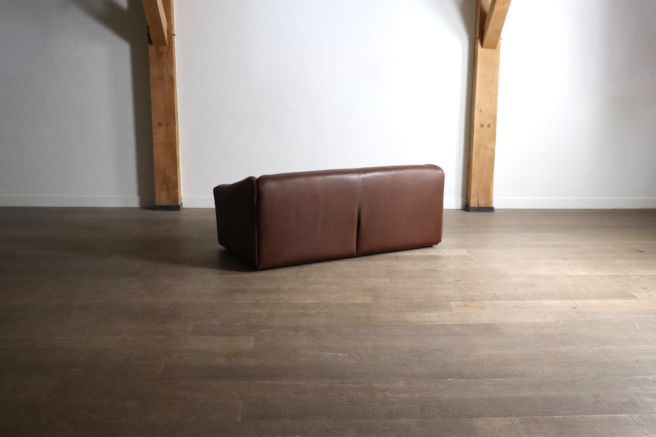 Groupe de sièges DS-47 de De Sede en cuir de buffle, années 1970 en vente 9