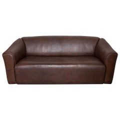 De Sede DS-47 Sofa Brown Buffalo Leather Switzerland 1970s