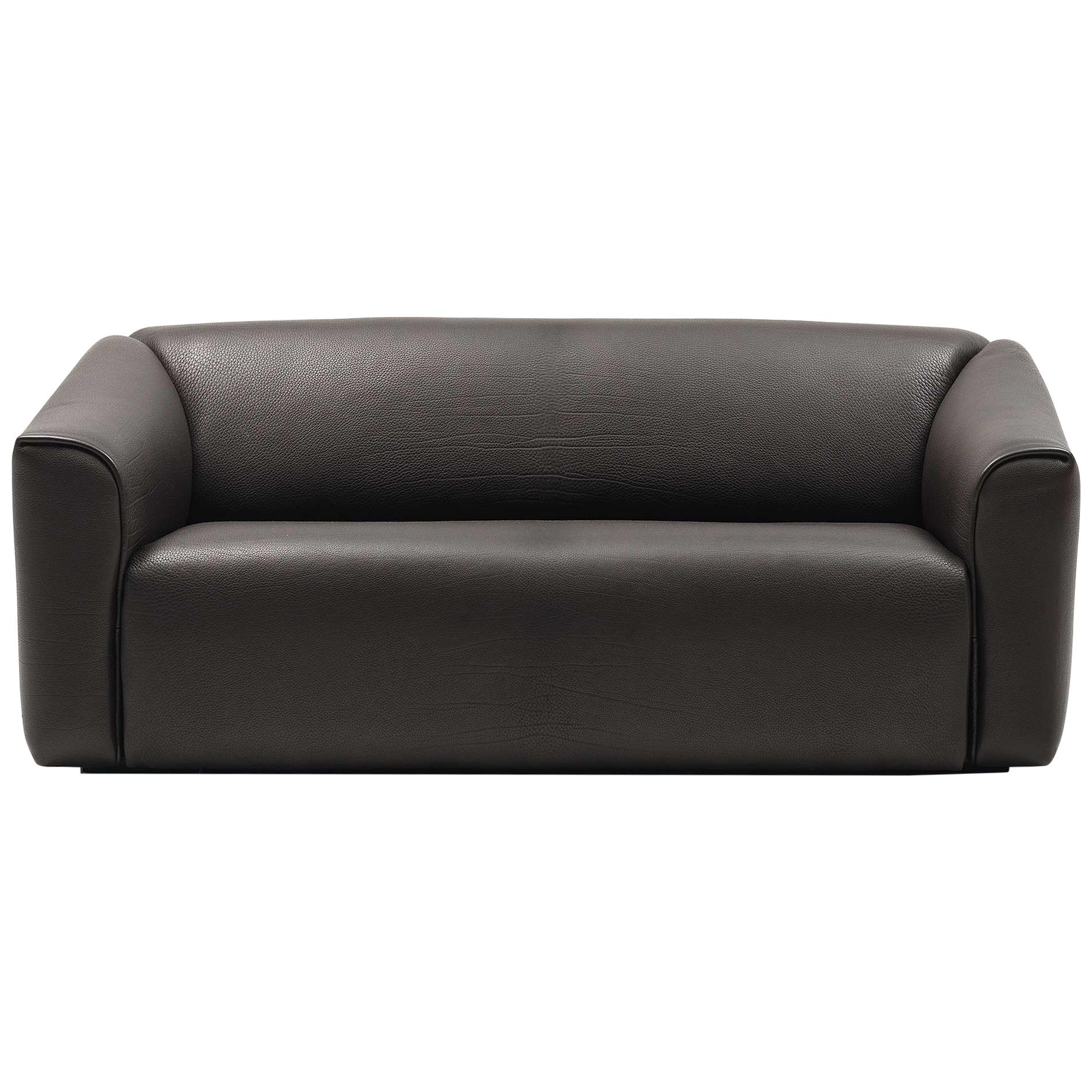 De Sede DS-47 Sofa in Black Upholstery by Antonella Scarpitta