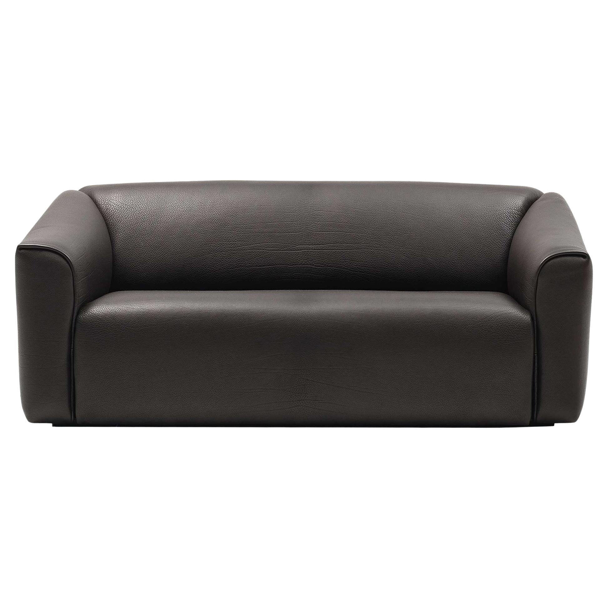De Sede DS-47 Sofa in Black Upholstery by Antonella Scarpitta For Sale