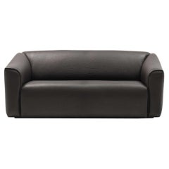 De Sede DS-47 Sofa in Black Upholstery by Antonella Scarpitta
