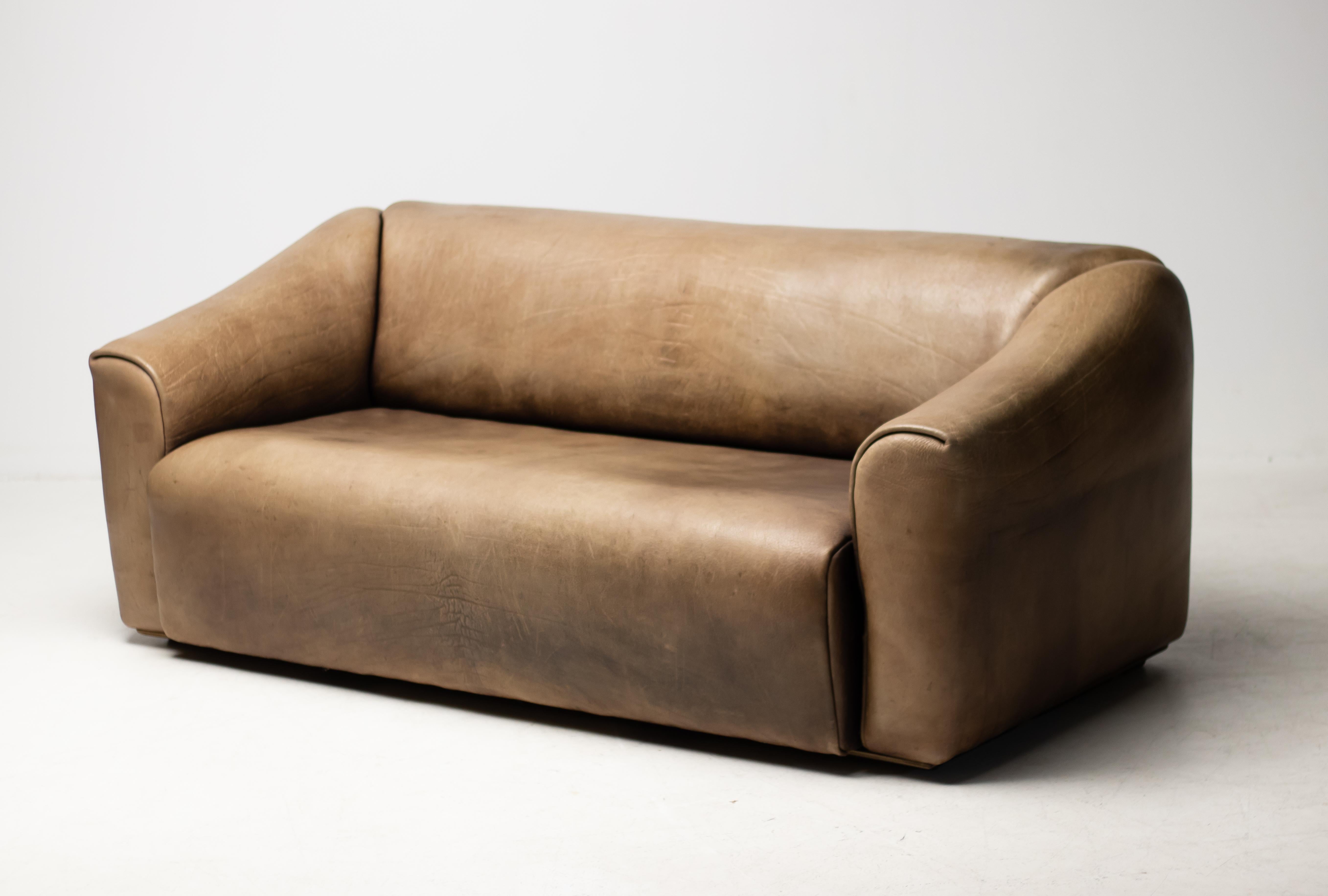De Sede DS-47 Sofa in Brown Buffalo Leather 1