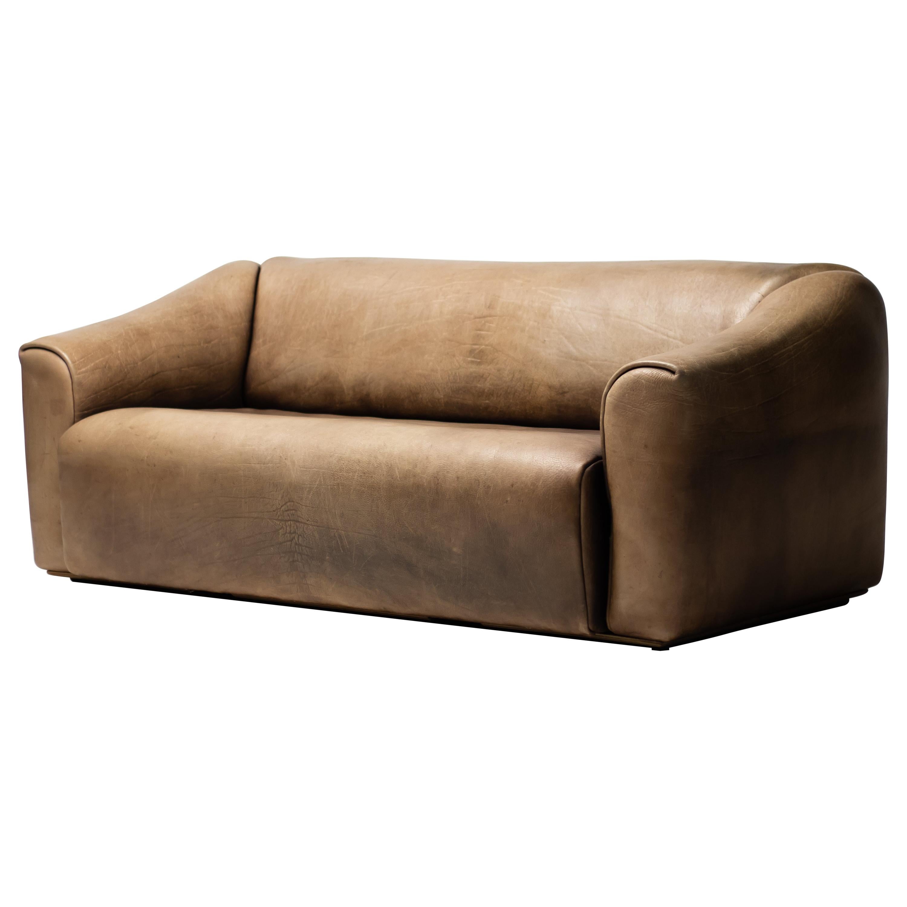 De Sede DS-47 Sofa in Brown Buffalo Leather
