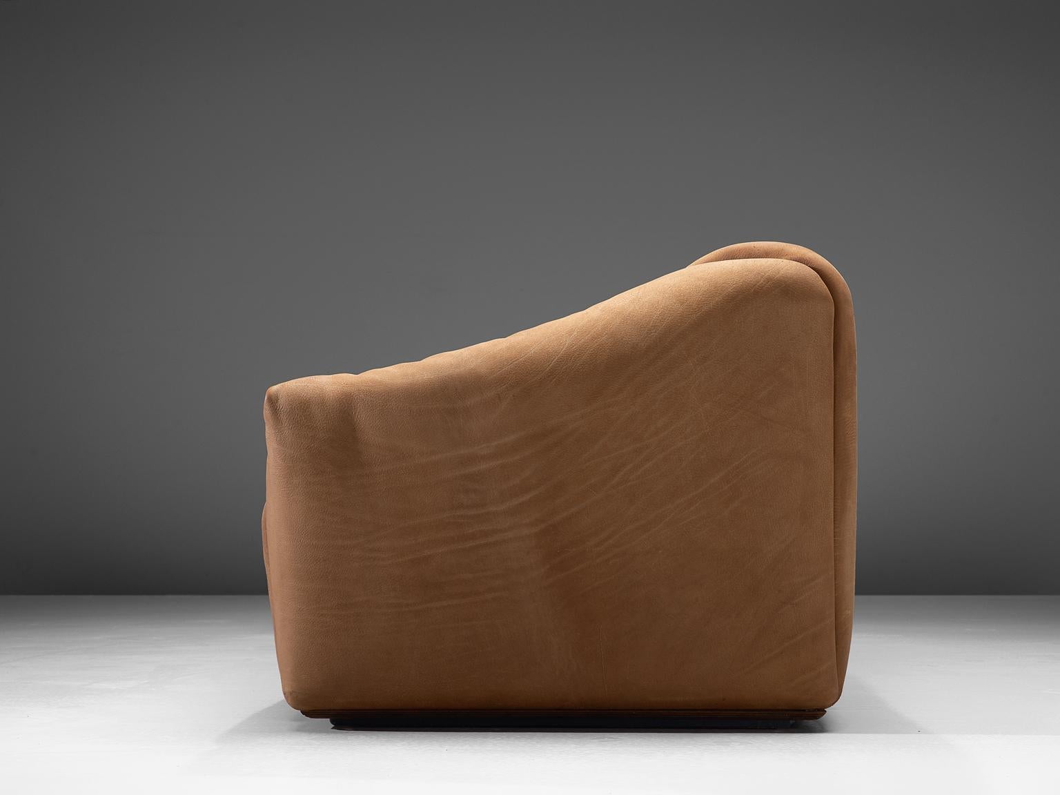 Mid-20th Century De Sede DS-47 Sofa in Cognac Leather