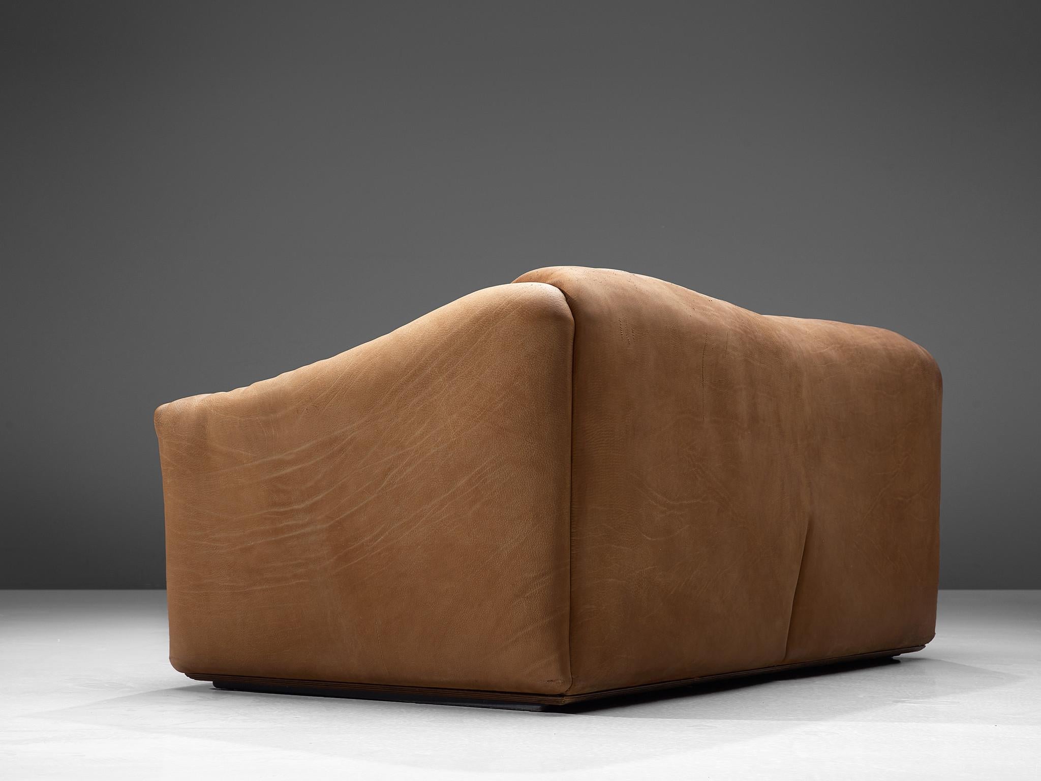 Mid-20th Century De Sede DS-47 Sofa in Cognac Leather