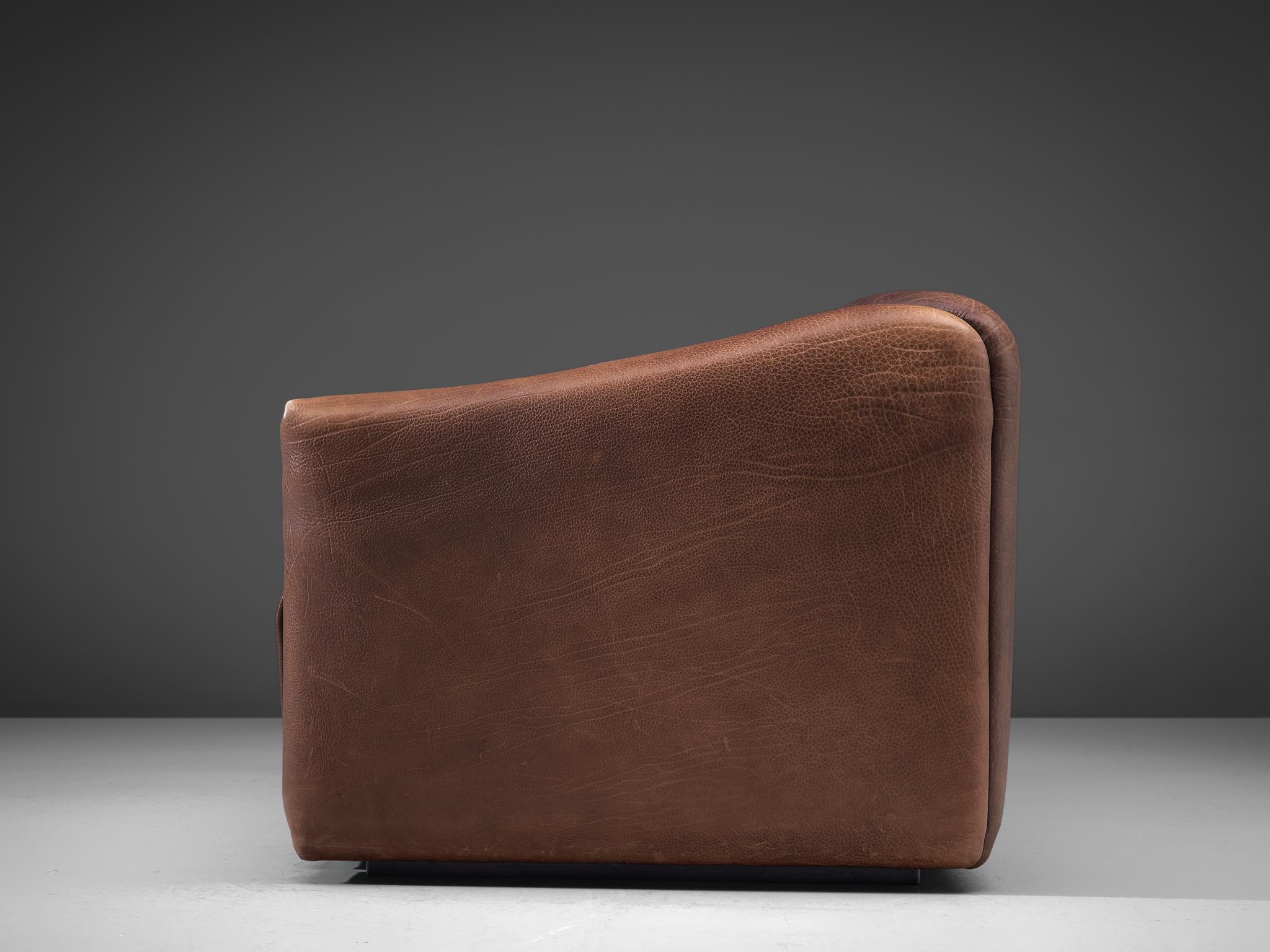 Late 20th Century De Sede DS-47 Sofa in Dark Brown Buffalo Leather
