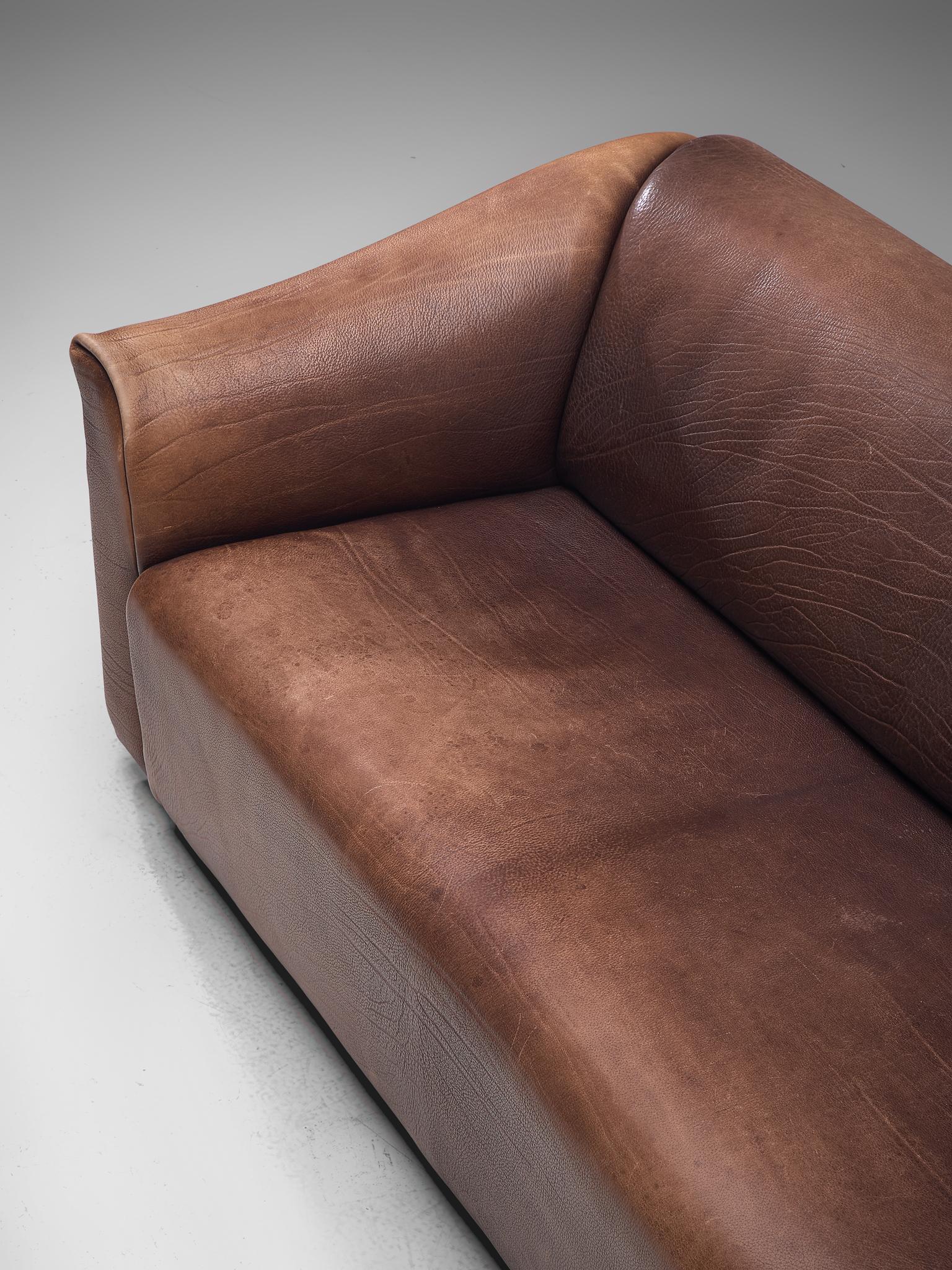 De Sede DS-47 Sofa in Dark Brown Buffalo Leather 2