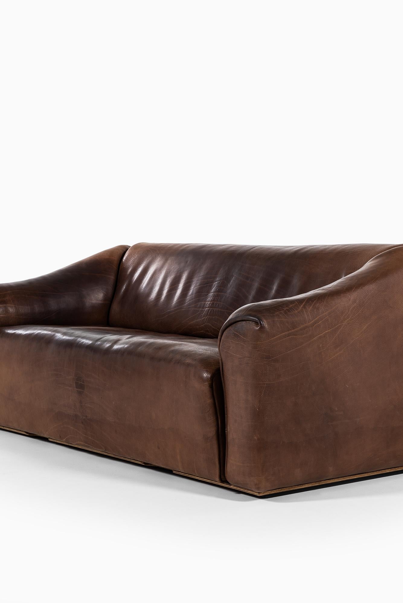 Leather De Sede DS-47 Sofa Produced by De Sede in Switzerland