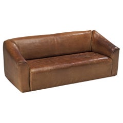 De Sede 'DS-47 'Three Seat Sofa in Cognac Leather