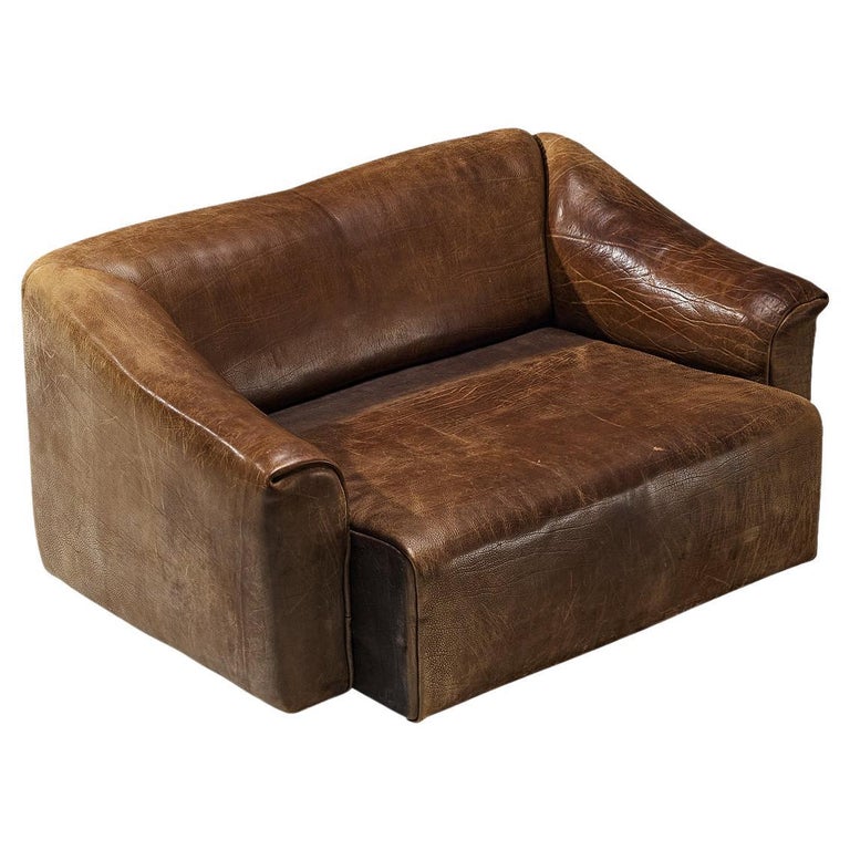 De Sede DS-47 Two Seat Sofa in Brown Leather For Sale at sedes ds - isabel in love, de sede ds 47, de sede ds47
