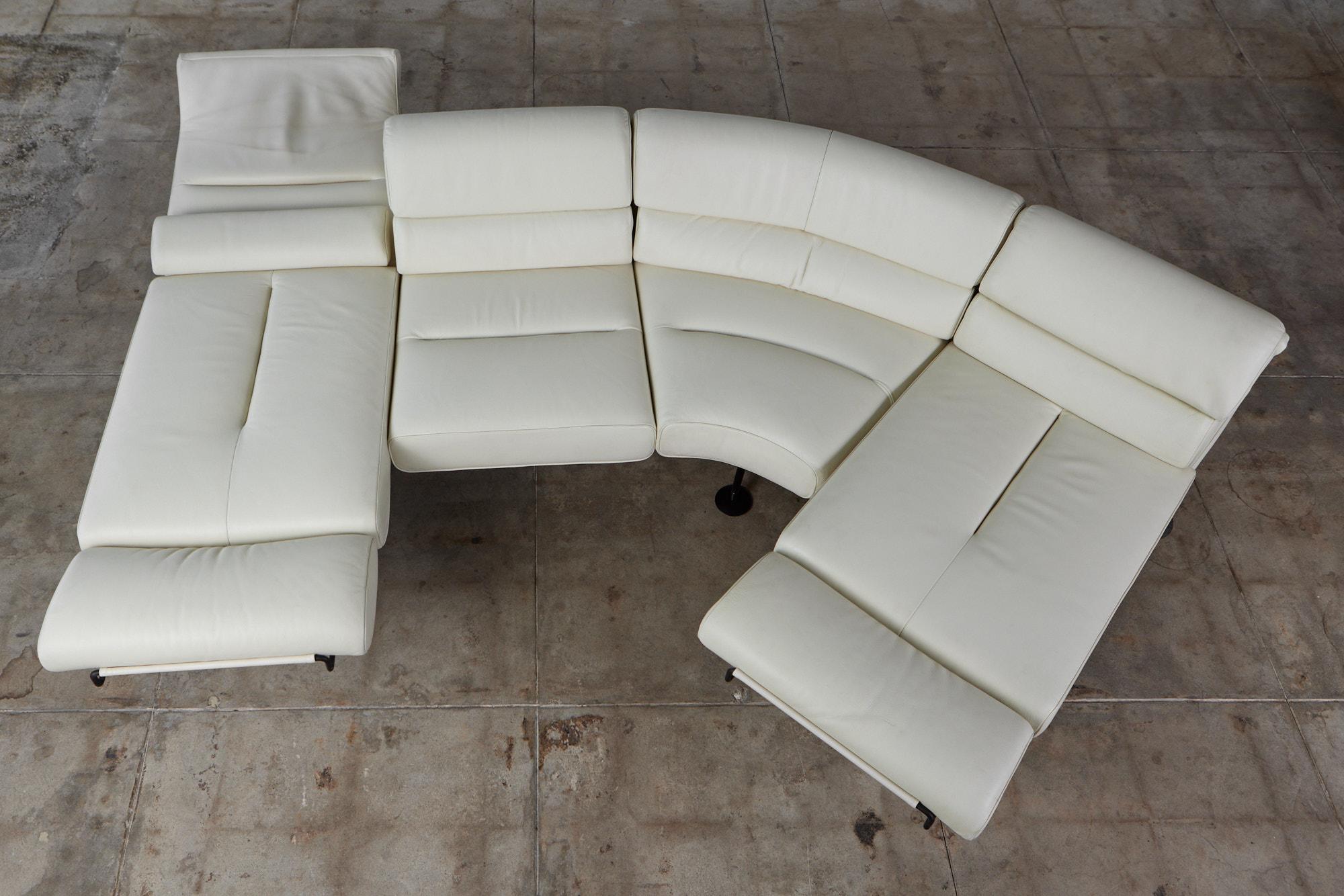 De Sede DS 470 Cream Leather Sofa 6