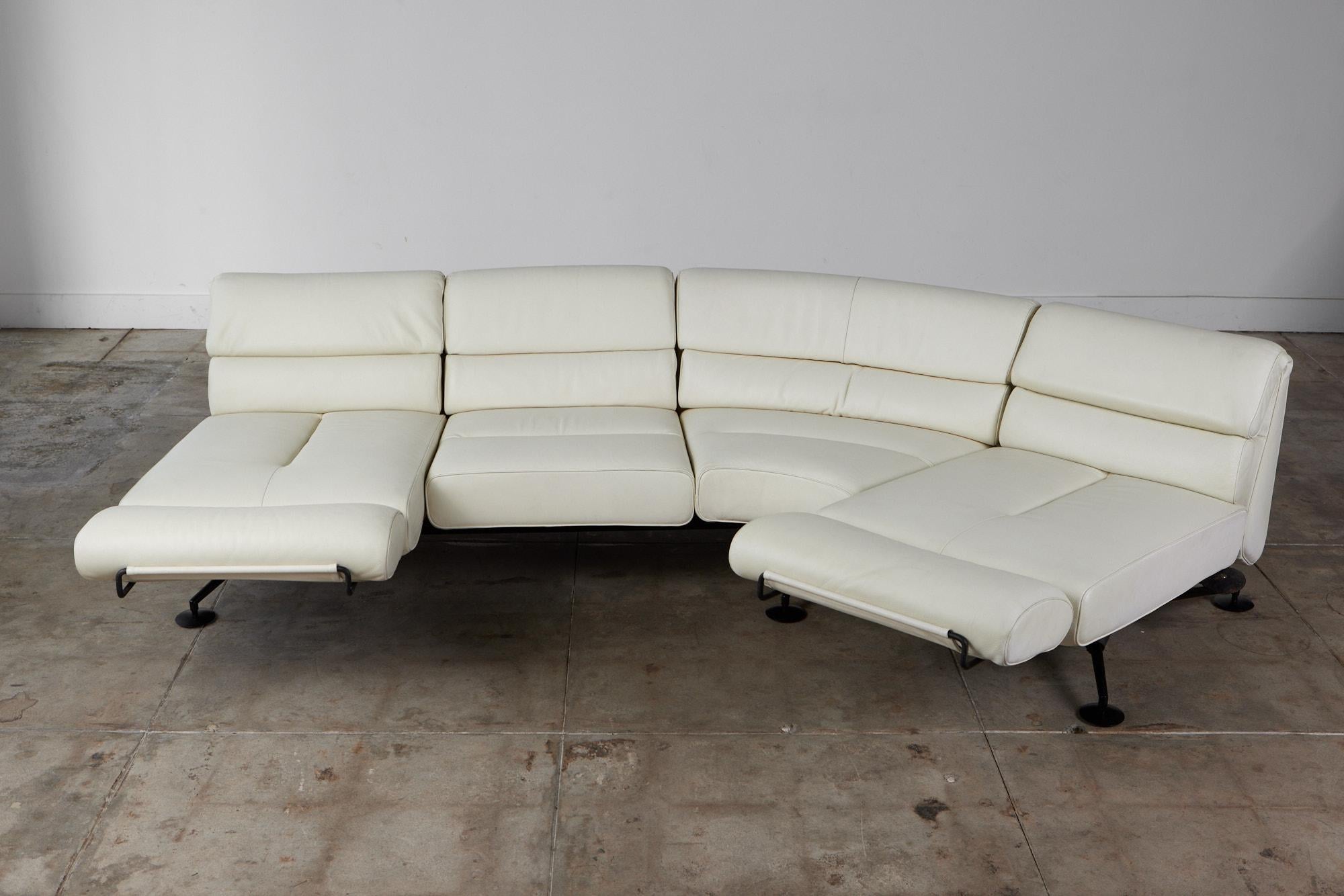 De Sede DS 470 Cream Leather Sofa 7