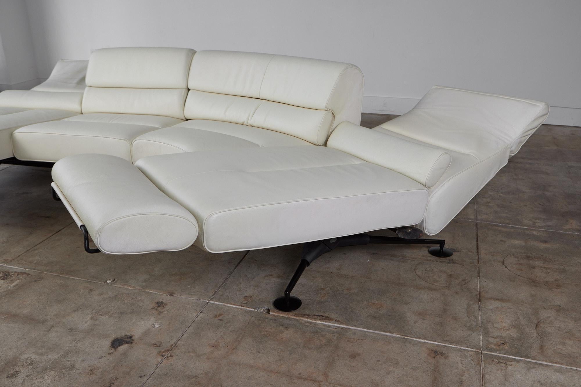 De Sede DS 470 Cream Leather Sofa 9