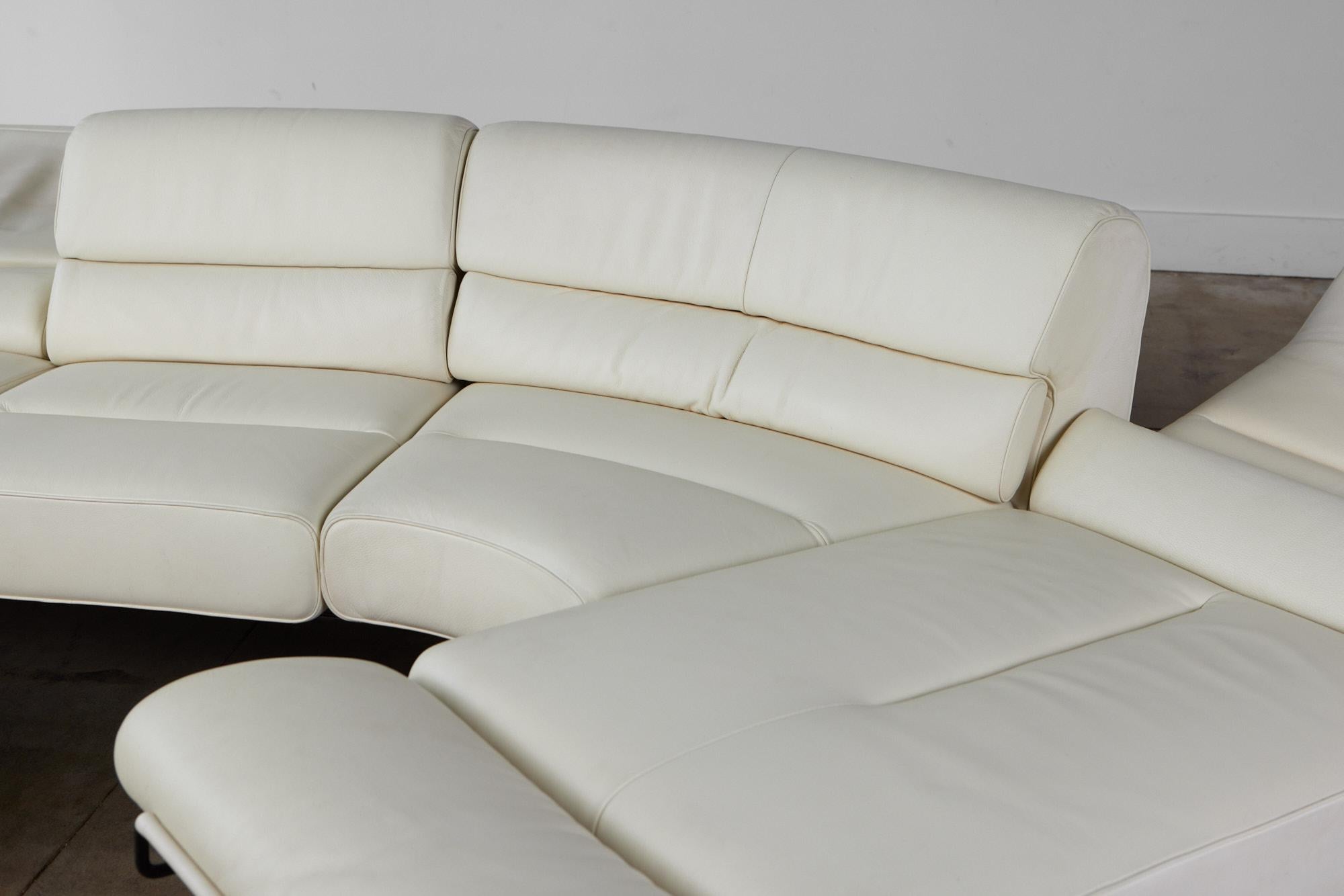 De Sede DS 470 Cream Leather Sofa 10