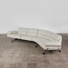 De Sede DS 470 Cream Leather Sofa