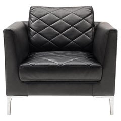 De Sede DS-48 Armchair in Black Upholstery by Antonella Scarpitta