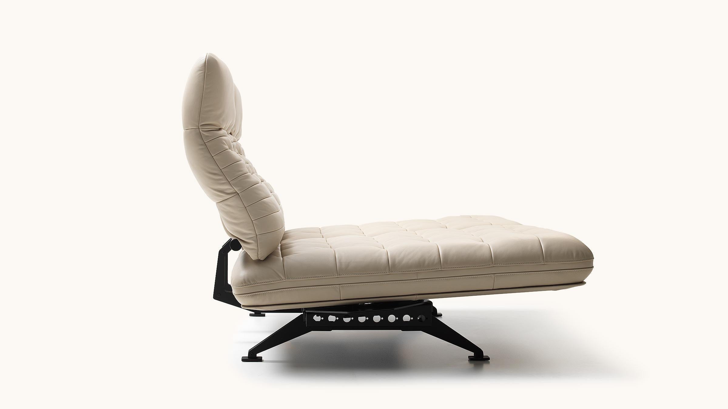 Leather De Sede Ds-490 Modular Sofa in Off-White Upholstery by De Sede Design Team For Sale