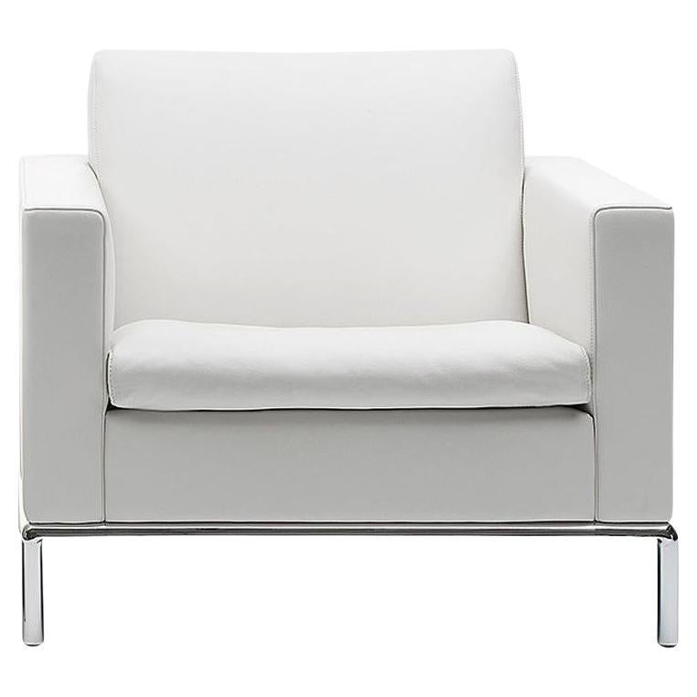 Fauteuil De Sede DS-5 en tissu d'ameublement couleur neige par Antonella Scarpitta