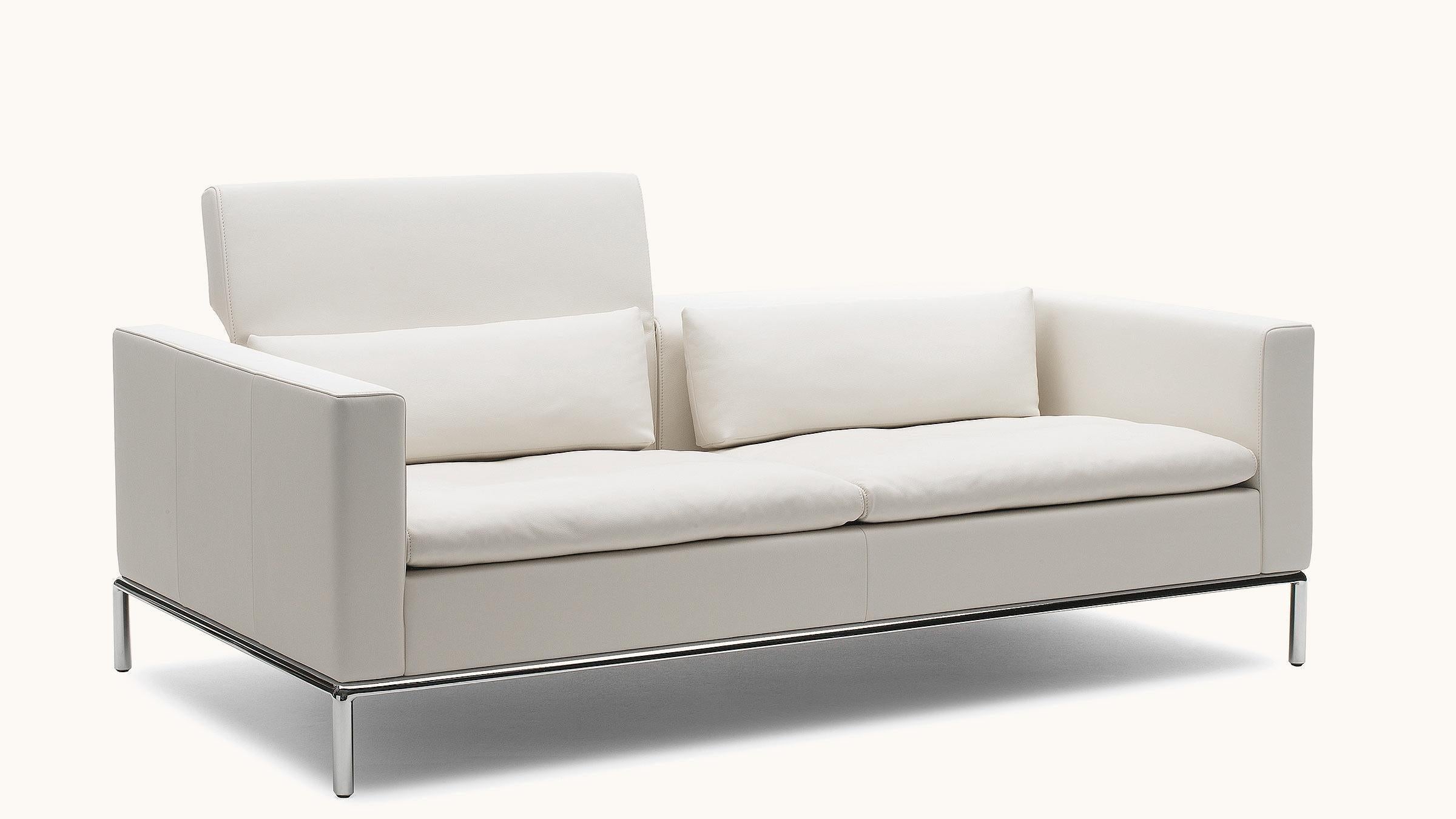 Modern De Sede DS-5 Sofa in Snow Upholstery by Antonella Scarpitta For Sale