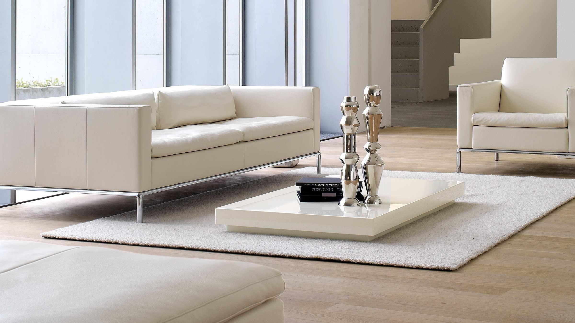 Contemporary De Sede DS-5 Sofa in Snow Upholstery by Antonella Scarpitta For Sale