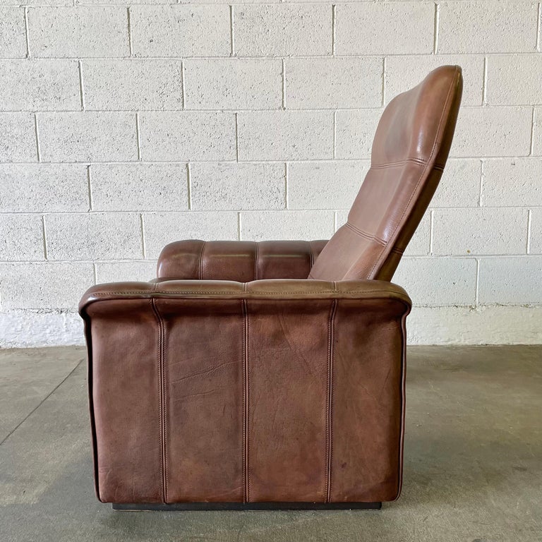 De Sede DS-50 Chocolate Brown Recliner Chair  For Sale 2