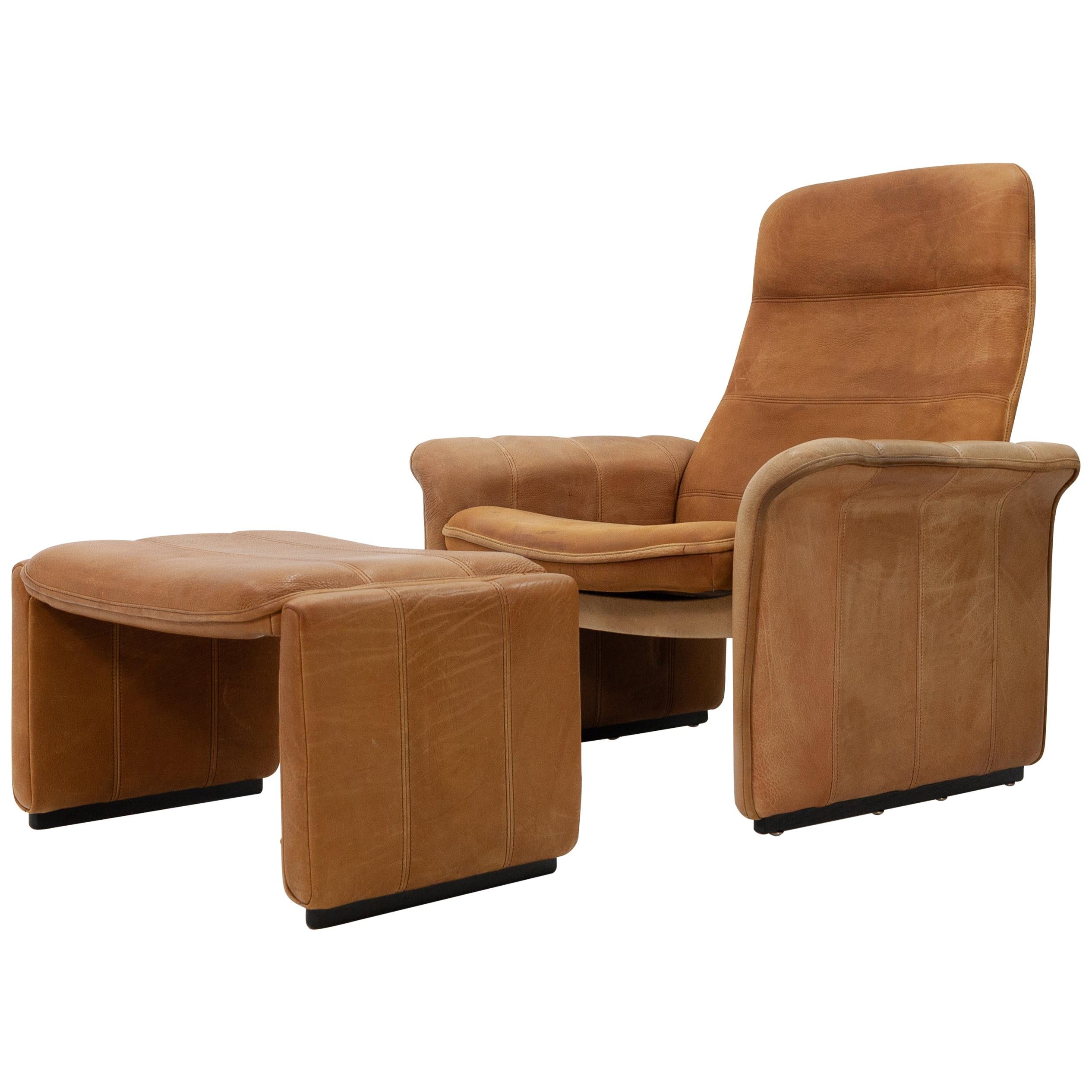 De Sede DS 50 Lounge Chair and Ottoman