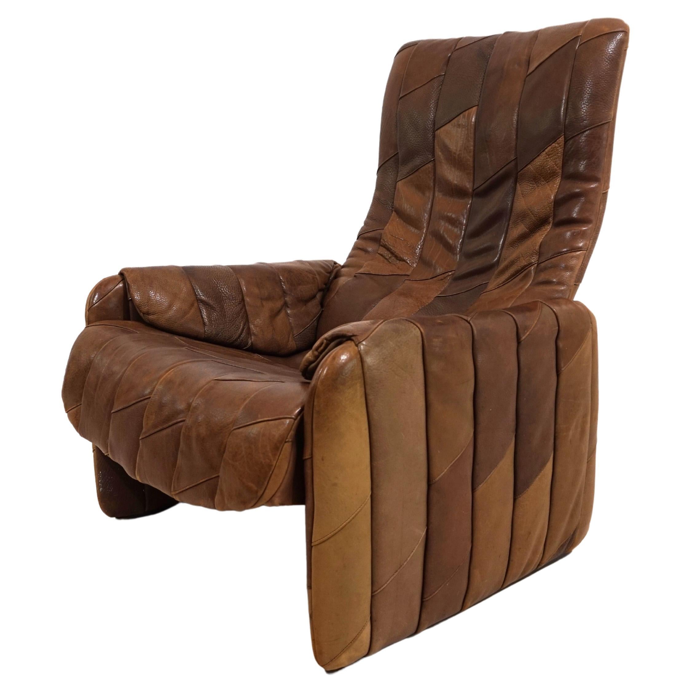 De Sede DS 50 patchwork leather armchair For Sale