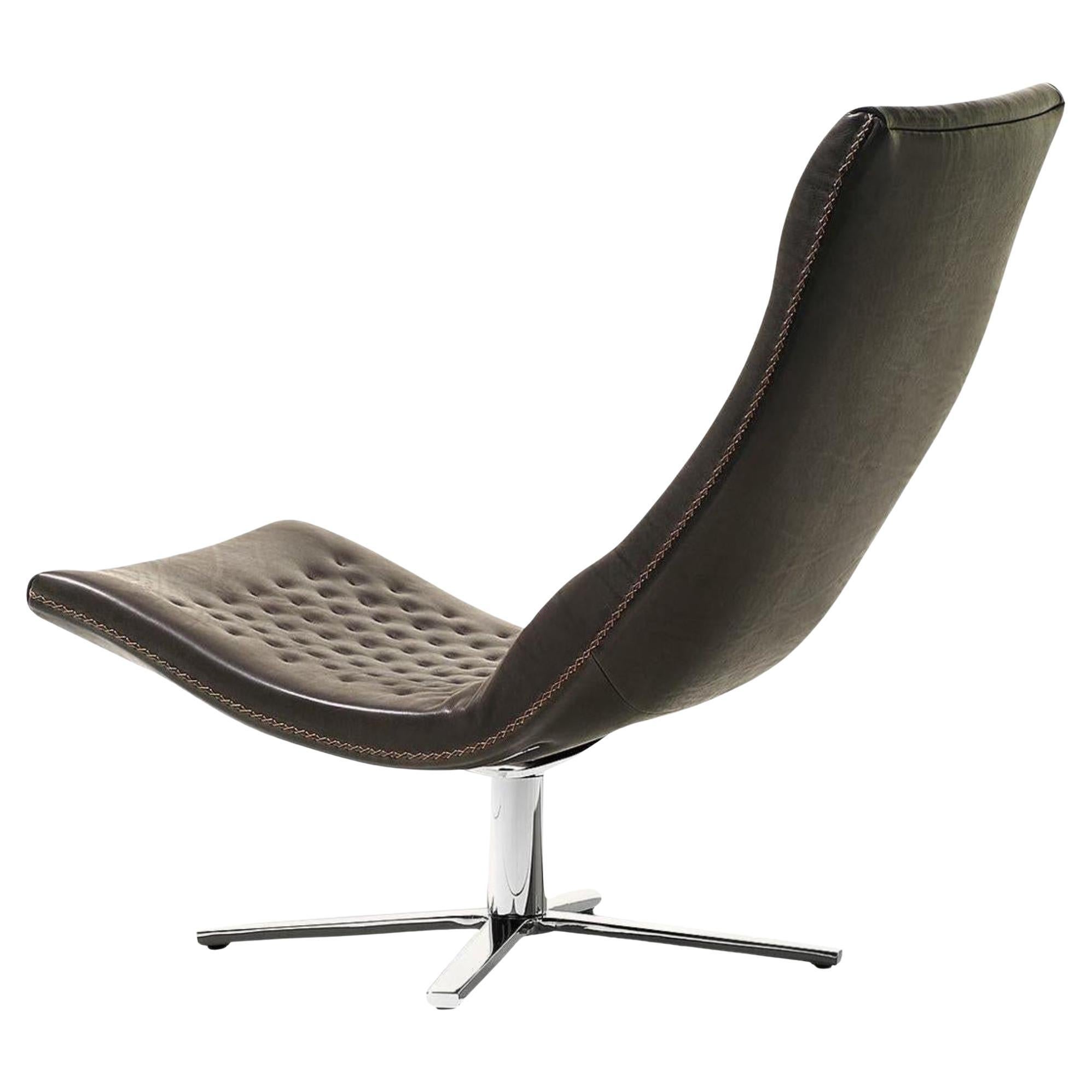 De Sede DS-51 Chair in Umbra Leather by Antonella Scarpitta