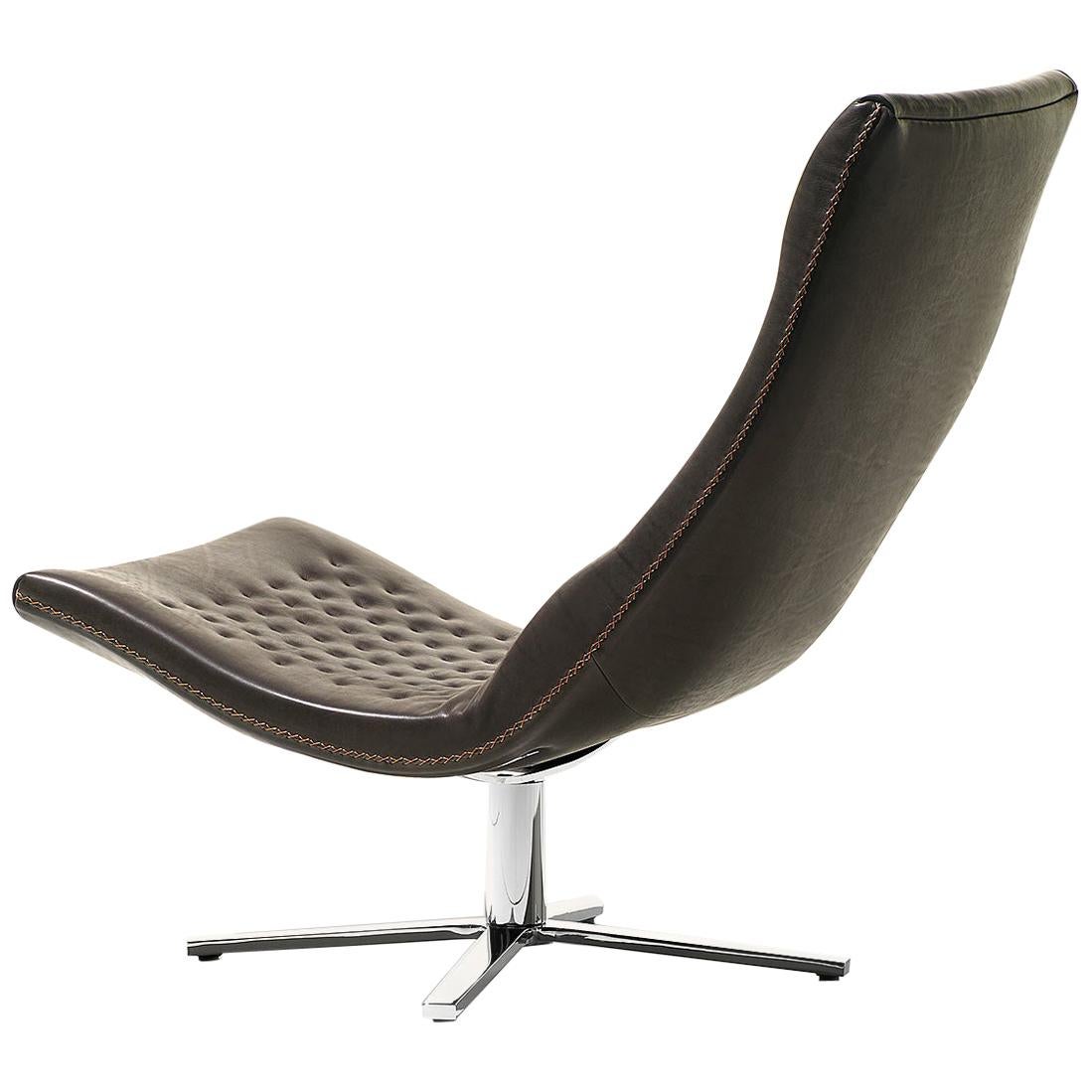 De Sede DS-51 Chair in Umbra Upholstery by Antonella Scarpitta For Sale