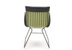 Chaise De Sede DS 515 en tissu noir avec base noire par Greutmann Bolzern