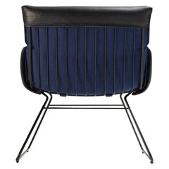 De Sede DS 515 Lounge Chair in Black Fabric with Black Base by Greutmann Bolzern