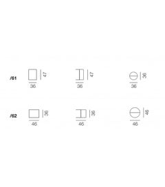 De Sede DS-5250/62 Low Table upholstered with Leather by Rafael Parga