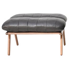 De Sede DS 531 Hocker mit schwarzer Polsterung von De Sede Design-Team