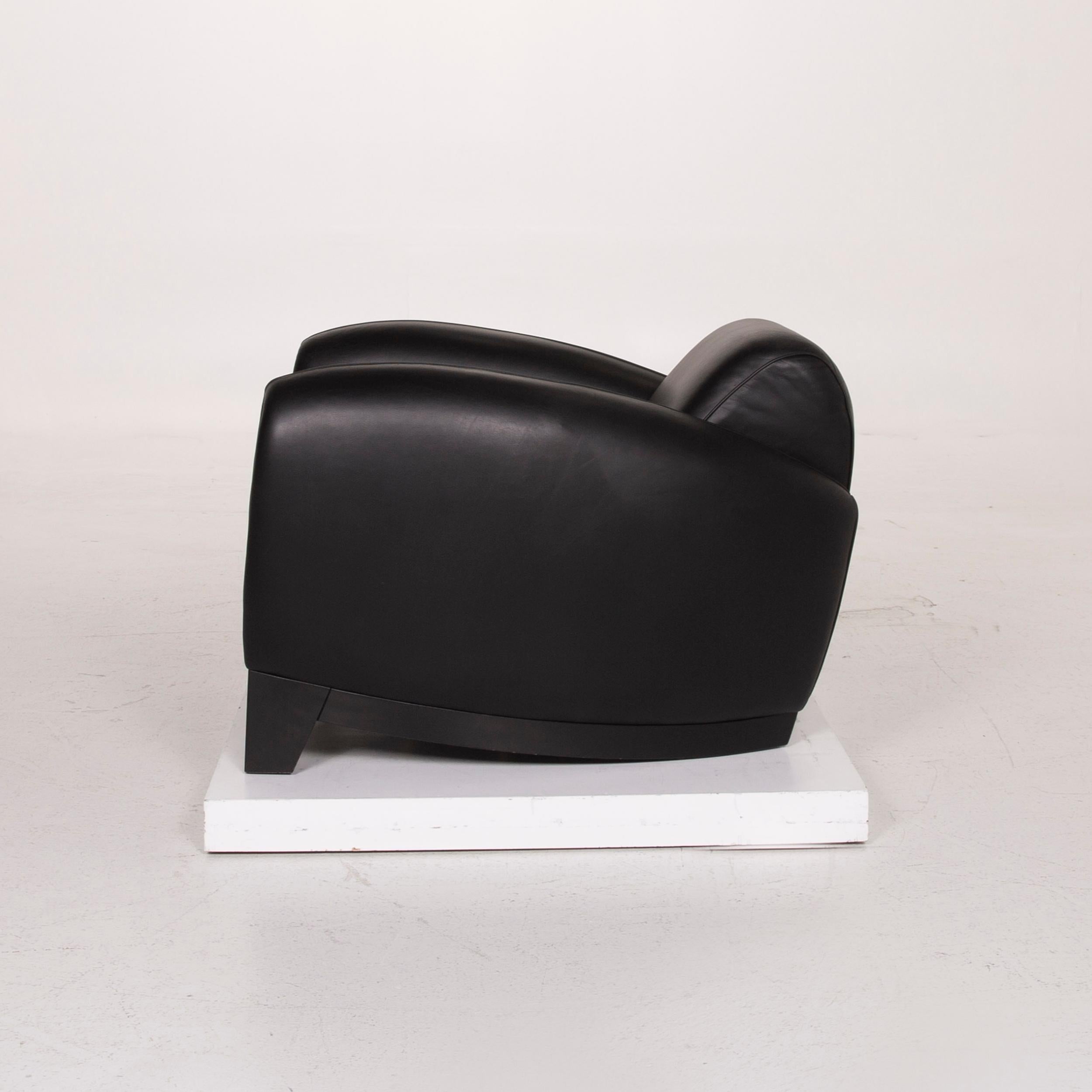 De Sede Ds 57 Leather Armchair Black For Sale 4