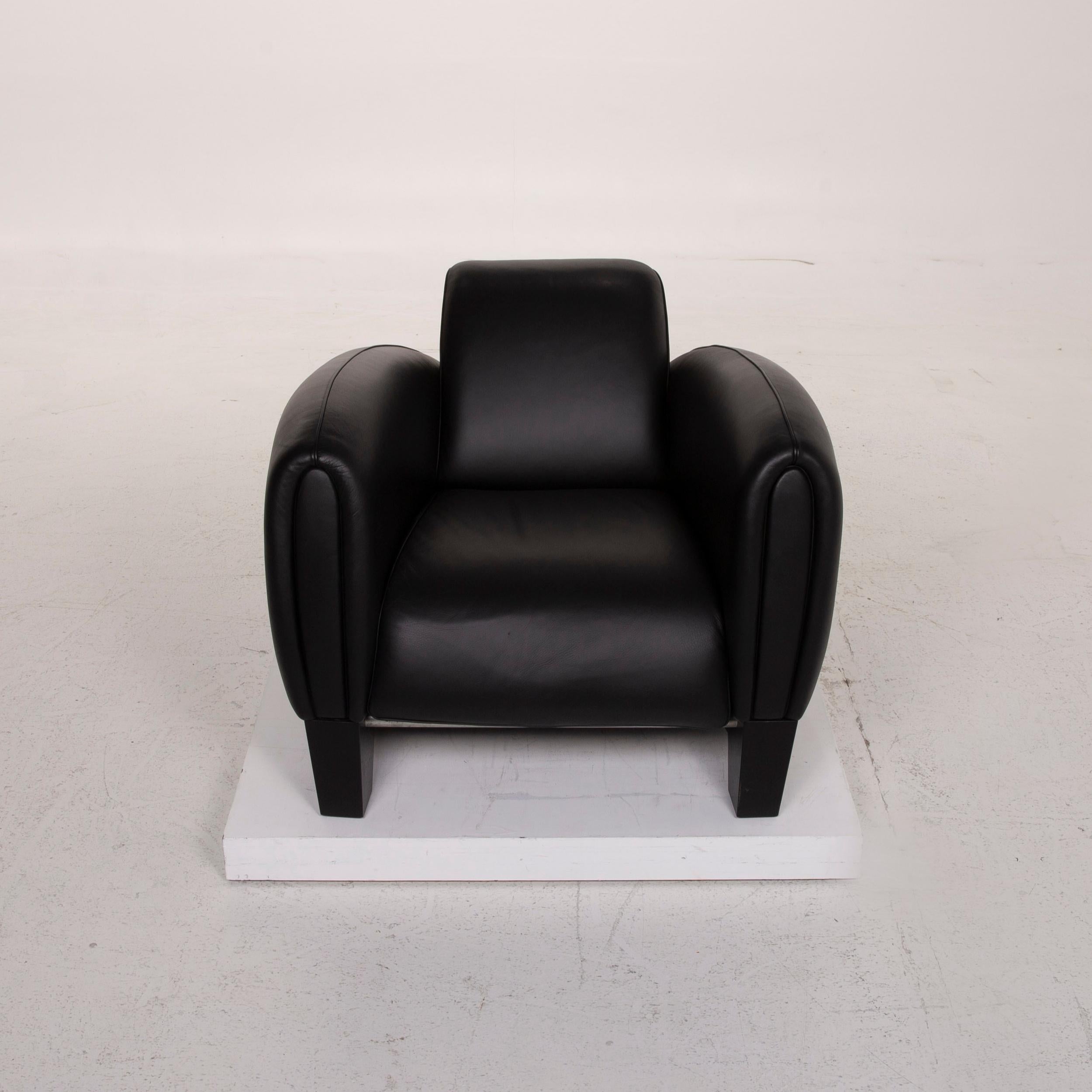 De Sede Ds 57 Leather Armchair Black For Sale 1