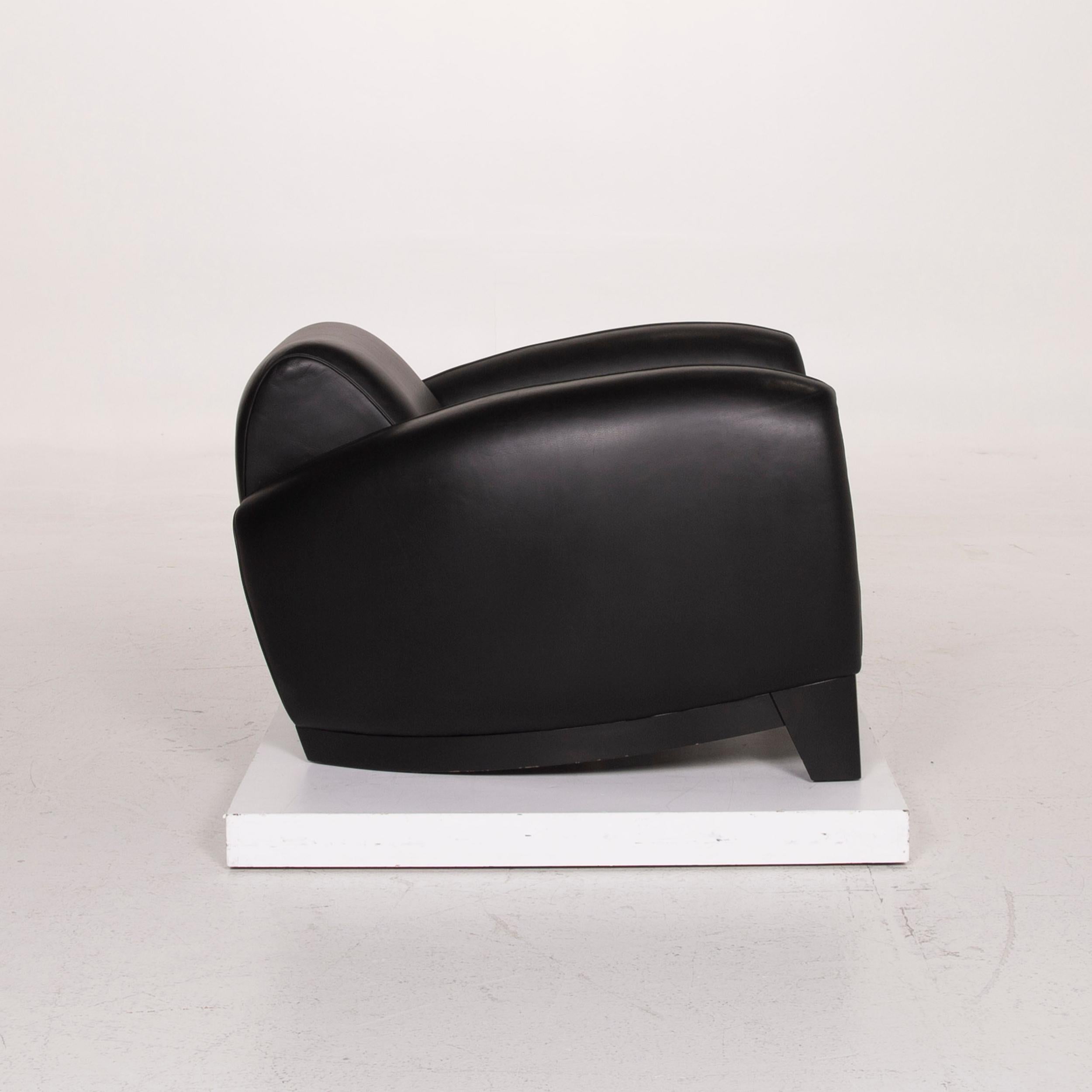 De Sede Ds 57 Leather Armchair Black For Sale 2