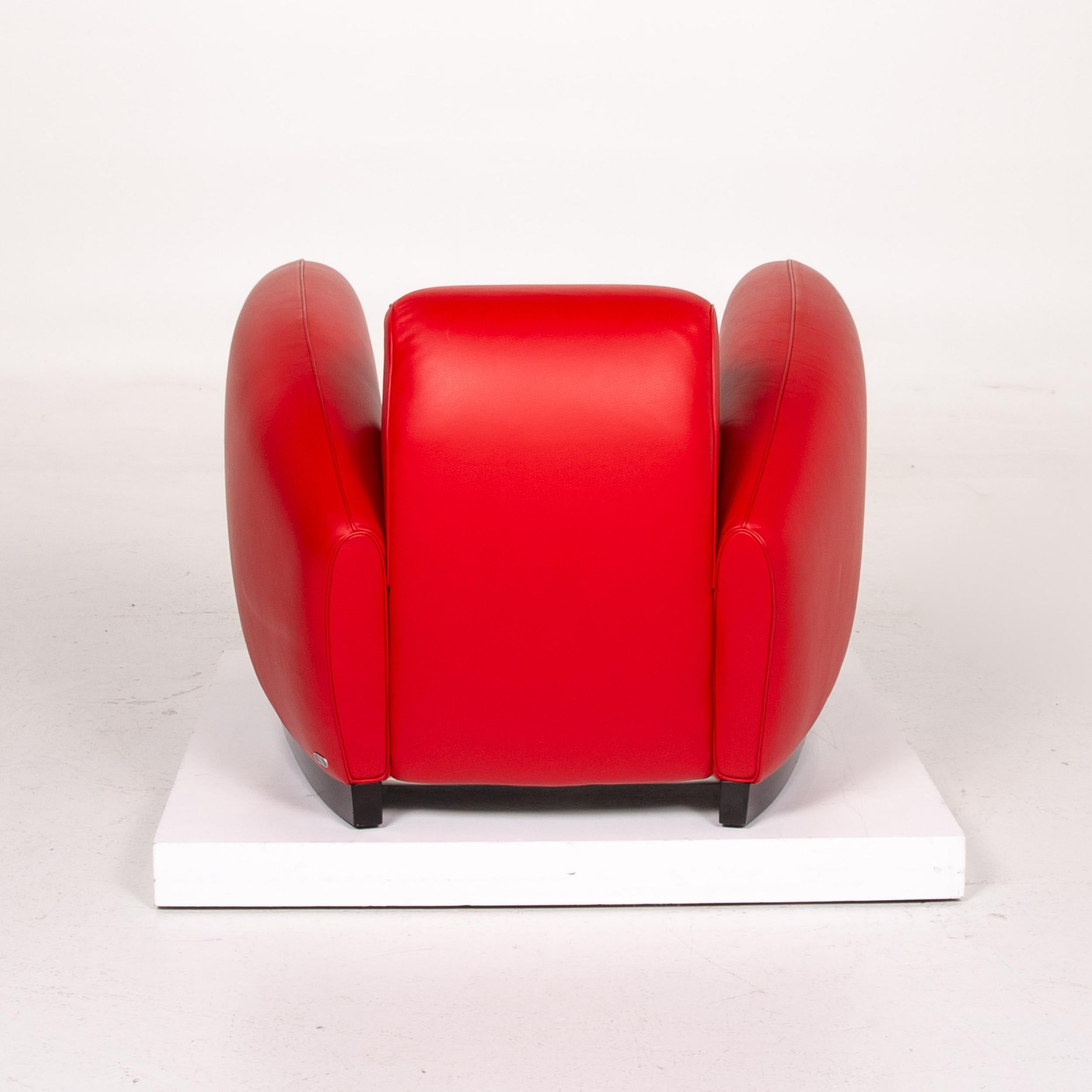 De Sede DS 57 Leather Armchair Red For Sale 5