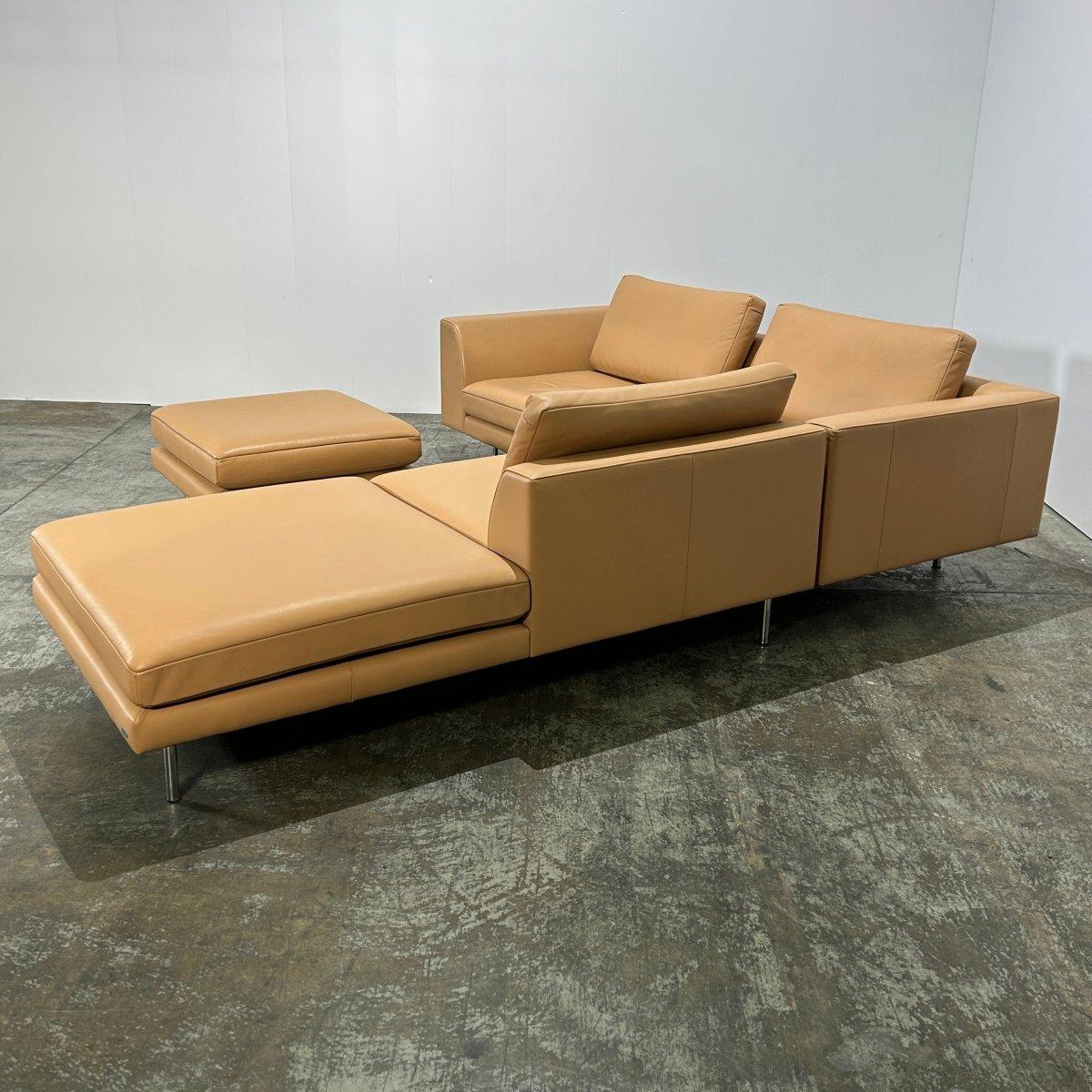 Moderne De Sede DS 570 Corner Sofa and Footstool en vente