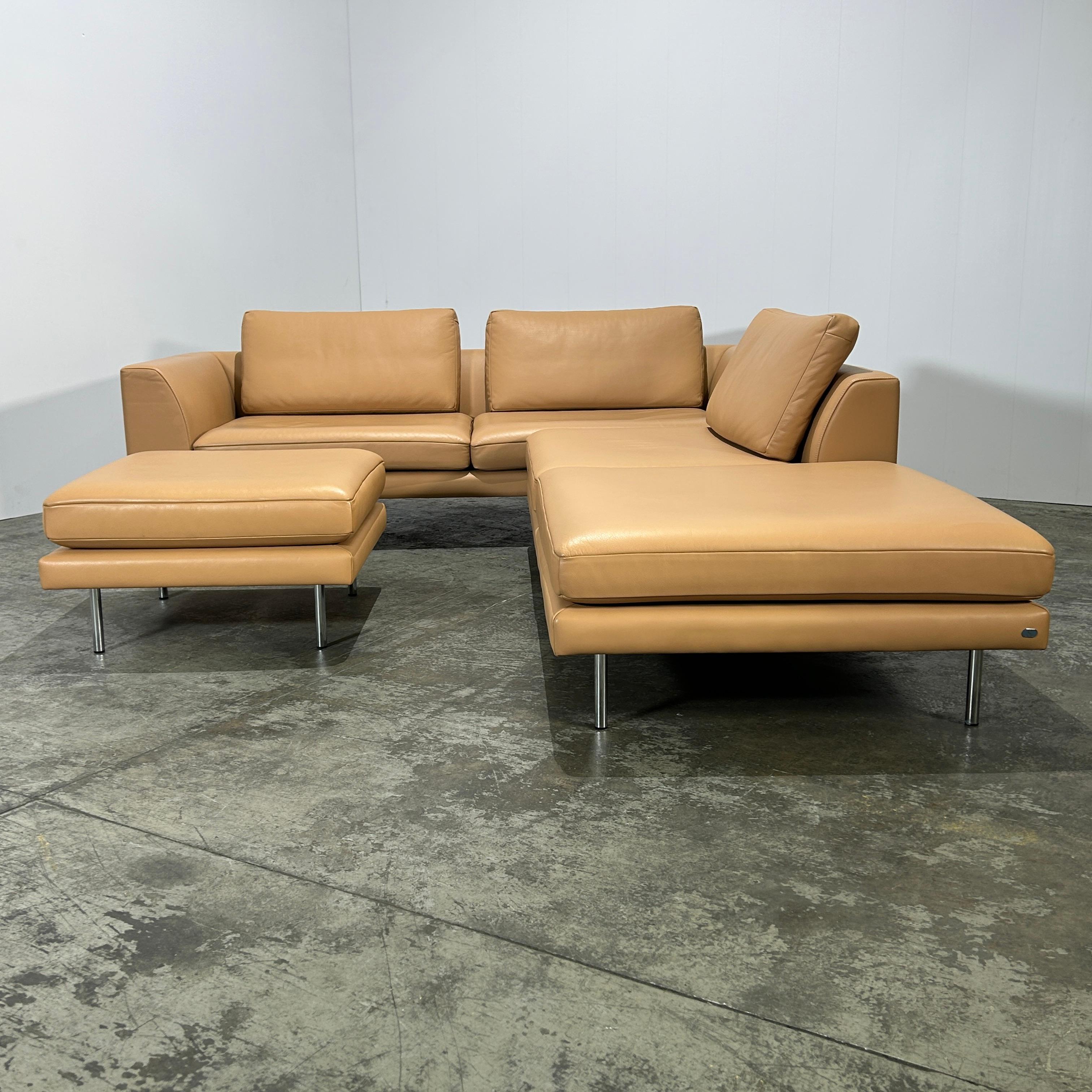 Suisse De Sede DS 570 Corner Sofa and Footstool en vente